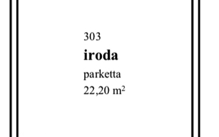 303. iroda tervrajza
