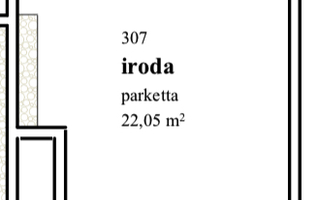 307. iroda tervrajza