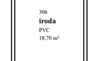 306. iroda tervrajza