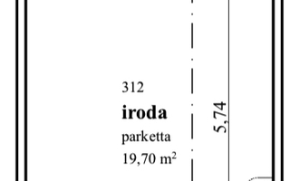 312. iroda tervrajza