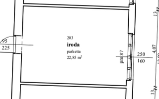 203. iroda tervrajza